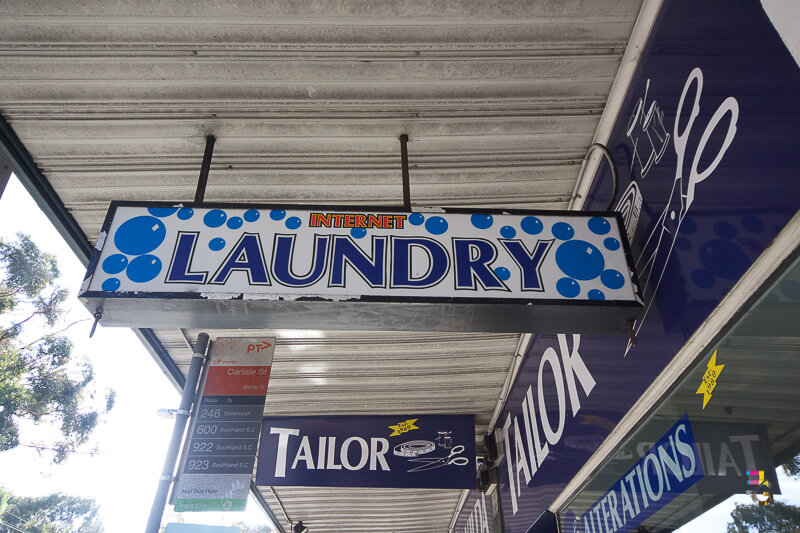 Those Little Shop Fronts - Coin Laundry Photo