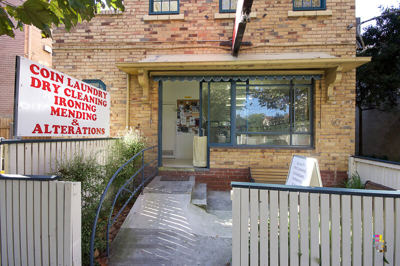 Those Little Shop Fronts - Coin Laundry Photo