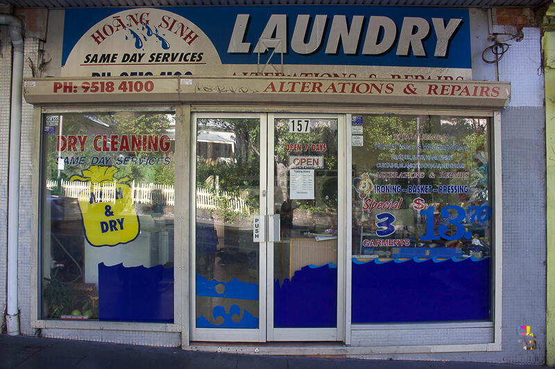 Those Little Shop Fronts - Coin Laundry Photo