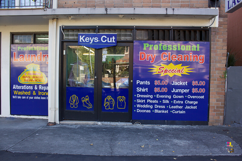 Those Little Shop Fronts - Coin Laundry Photo