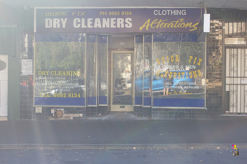 Those Little Shop Fronts - Coin Laundry Photo