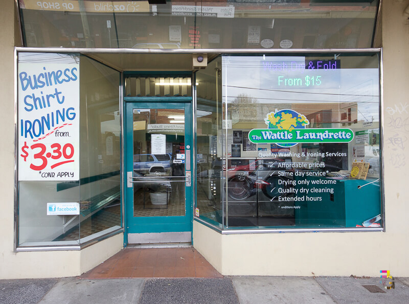 Those Little Shop Fronts - Coin Laundry Photo