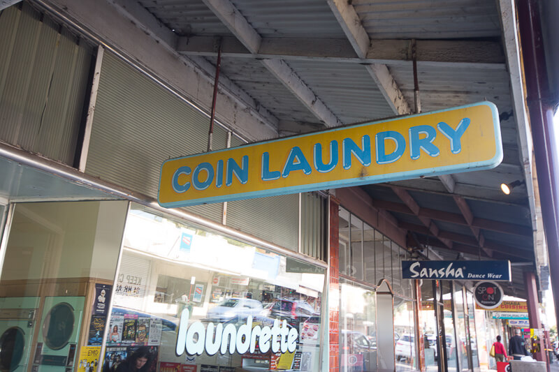 Those Little Shop Fronts - Coin Laundry Photo