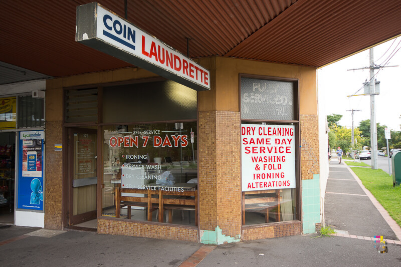 Those Little Shop Fronts - Coin Laundry Photo