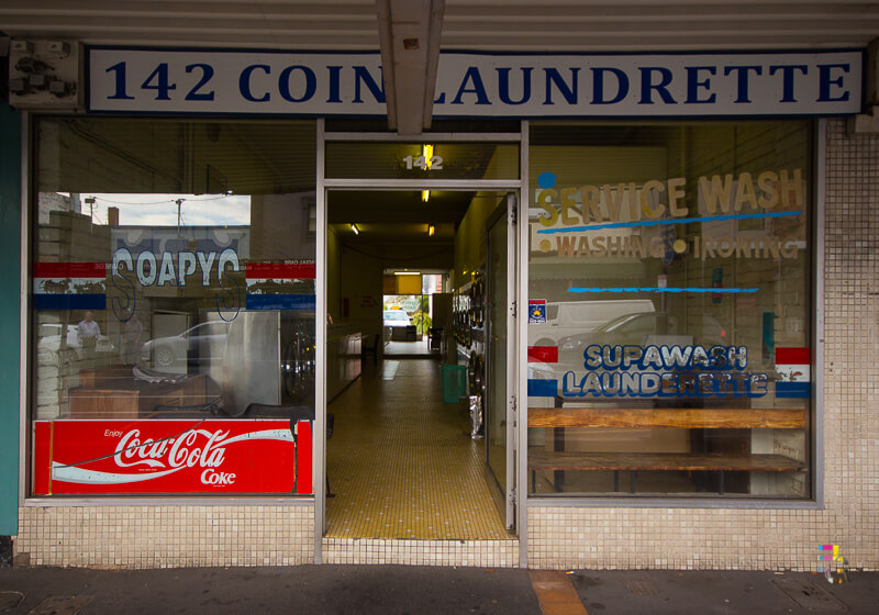 Those Little Shop Fronts - Coin Laundry Photo