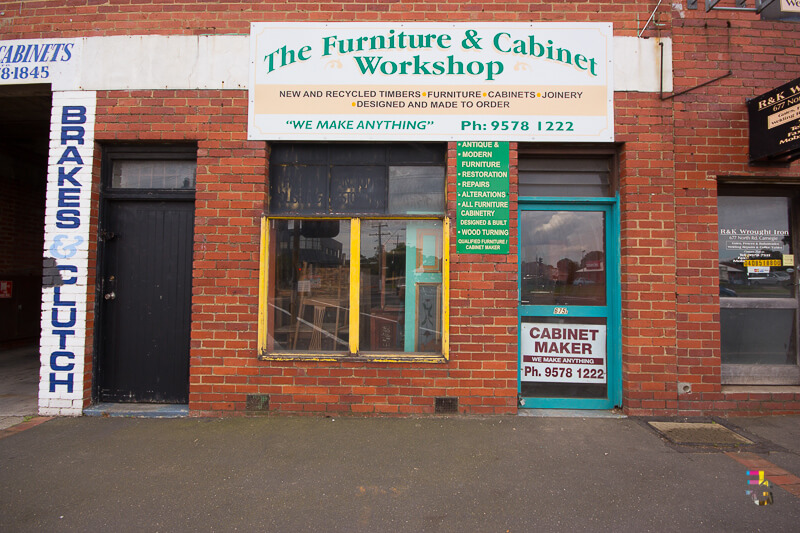 Those Little Shop Fronts - Furniture Workshop Bentleigh Photo