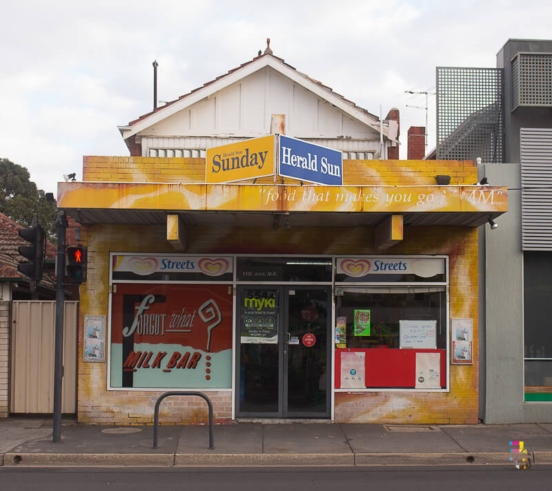 Those Little Shop Fronts - Forgot What Milk Bar Prahran Photo