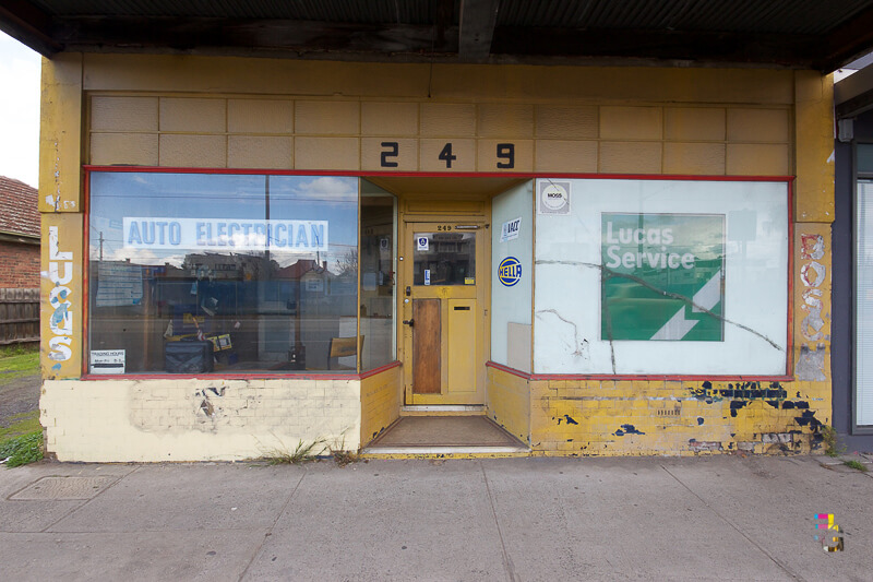 Those Little Shop Fronts - Auto Electrician Photo