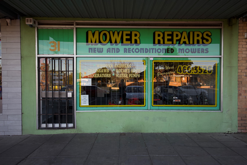 Those Little Shop Fronts - Mower Repairs Reservoir Photo