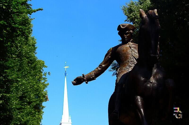 Paul Revere Statue, Boston